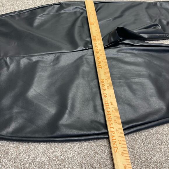 Fabletics Womens Vegan Leather Legging sz 3XL High Rise Black stretch pants - Picture 6 of 11